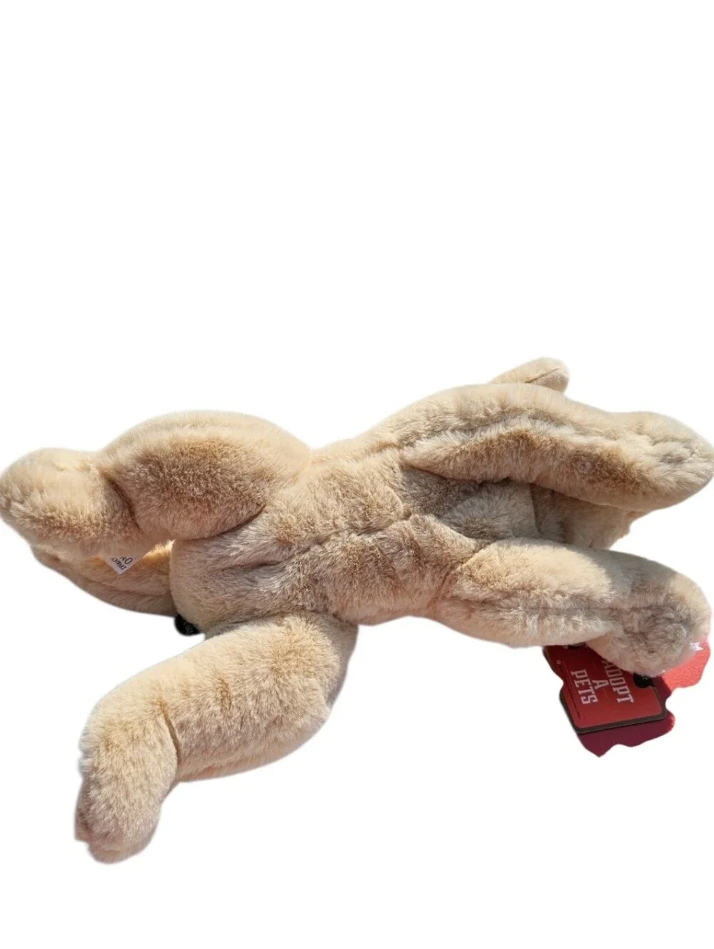 FAO Schwarz 10-inch Labrador Golden Retriever Plush Toy With Pet Adoption Cert